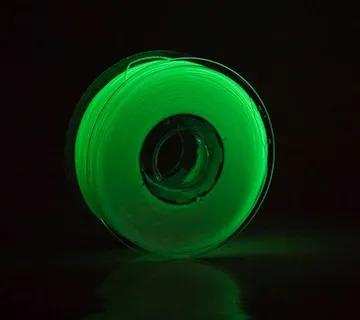 PLA filament 1.75 mm, 1 kg, glow green - cover