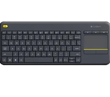Tipkovnica LOGITECH K400+ Wireless Touch - Black - cover