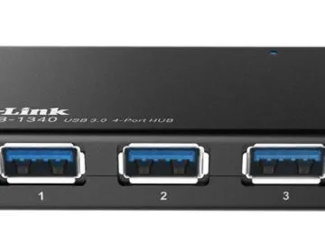 D-link 4-Port USB 3.0 hub DUB-1340/E - cover