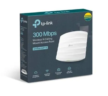 TP-Link 300Mbps Wireless N Ceiling Mount AP - cover