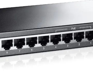 TP-Link TL-SF1008P, 8-port 10/100 PoE switch - cover
