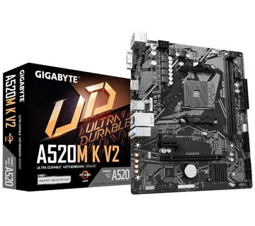Gigabyte GA-A520M-K V2,AM4,S3, U3, mATX - cover