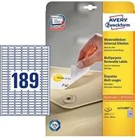 Etiketa laser/inkjet/copy odljepljiva bijela 25.4x10,0 Zweckform L4731 25/1 - cover