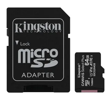 Memorijska kartica Micro Secure Digital  64GB KINGSTON Class10 Canvas Select+ Ad - cover