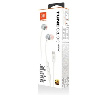 Slušalice+mikrofon JBL Tune 310c USB-C white - Karlovac