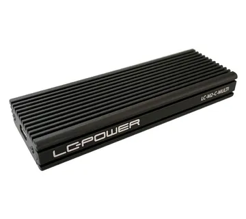 LC-Power kućište m.2 NvME/SATA, 2280, USB tip C - cover