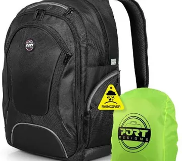 Port ruksak Courchevel II 15.6/16",kišna navl, crn - cover