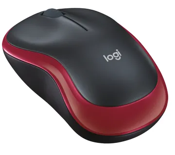 Logitech M185 bežični optički miš, crvena - cover