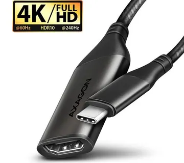 CC USB CM -> HDMI M 2.0, 25 cm, 4K/60Hz, RVC-HI2M, AXA - Karlovac