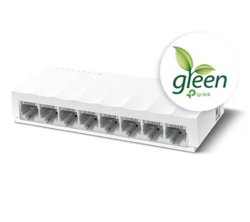 TP-Link LS1008, 8-port 10/100 switch,plastično - cover