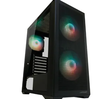 LC-Power 717B Meshwork_L Dark, crno, bez napajanja - cover