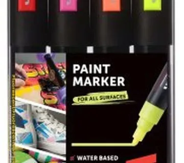 Marker permanentni Uni Posca PC-5M 1,8-2,5mm fluorescentne boje 4/1 - cover
