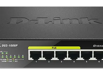 D-Link switch neupravljivi, DGS-1008P/E - cover