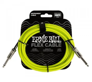 Kabel Instr. Ernie Ball 6414, 3M Green - cover