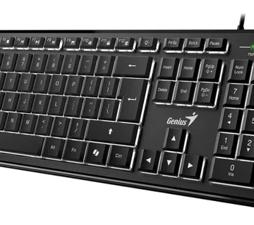 Genius SlimStar 820, tipkovnica, USB, crna - cover