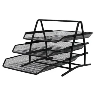 Ladica za spise žičana 3/1 300x265x350mm crna - cover