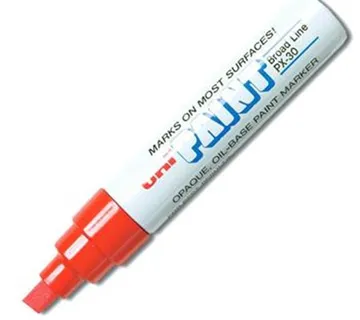 Marker permanentni 4-8,5mm Uni PX-30 crveni - cover