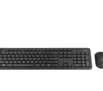 ASUS CW100, bežična tipkovnica i miš, crni - cover
