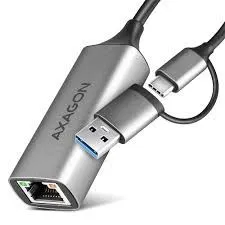 Adapter Axagon ADE-TXCA USB C/A 3.2 -> Gigabit Ethernet - cover