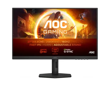 AOC Q27G4XF, IPS 27", DP, HDMI, 180Hz, QHD, HAS - cover