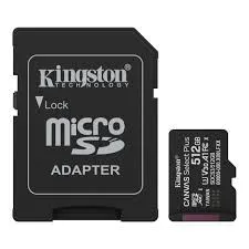 MEM SD MICRO 512GB Kingston Canvas Select Plus + Adapter SDCS3/512GB - cover