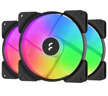 Fractal Aspect 12 RGB PWM Black Frame, 3x 120mm - cover