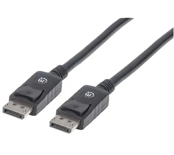 Manhattan kabel DP-DP M/M, 4K@60Hz, 1m, crni - cover