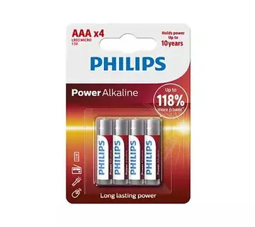 PHILIPS baterija LR03P4B/10 - cover