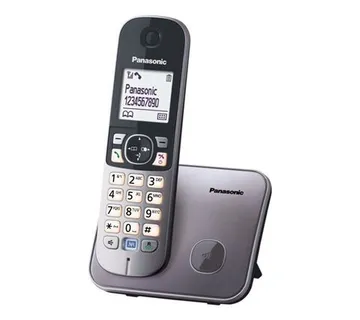 Telefon PANASONIC KX-TG6811FXM bežični - sivi - cover