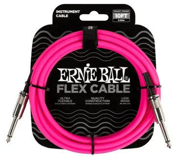 Kabel Instr. Ernie Ball 6413, 3m Pink - cover