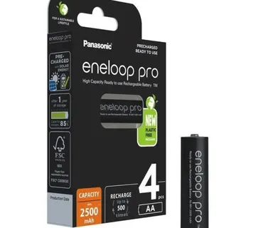 Baterija PANASONIC Rechargeable 2500mAh AA ENELOOP PRO - 2 kom. - cover