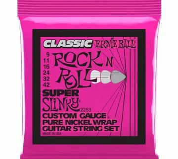 Žice Za Gitaru El.Ernie Ball 9-42 2253 Super Slinky - cover