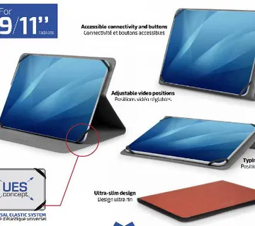 Port navlaka za tablet Noumea II 9/11", roza - cover