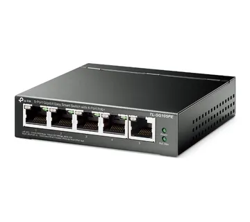 TP-Link TL-SG105PE, PoE 5-port GbE switch, metalno - cover
