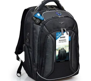 Torba PORT za notebook 15.6" Melbourne Black - ruksak - cover