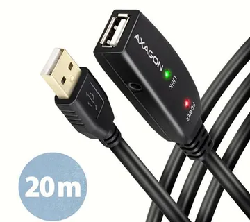CC USB AM 2.0 -> USB AF, Aktivni produžni, 20m, ADR-220, AXA - cover