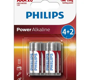Philips baterije AAA, 4+2 komada - cover
