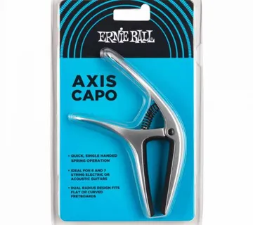 Kapodaster ERNIE BALL 9601 AXIS Silver Acoustic/Classical - Karlovac