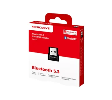 Bluetooth adapter MERCUSYS MA530 Nano USB, bluetooth 5.4 - cover