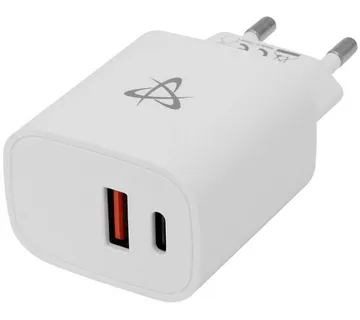 Adapter za napajanje SBOX HC-45 220V=> 1x USB-A + 1x USB-C - kućni punjač QC 45W GaN - cover