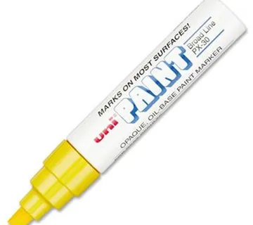 Marker permanentni 4-8,5mm Uni PX-30 žuti - cover