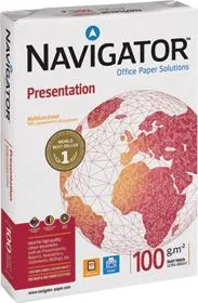 Papir fotokopirni   A4 100gr Navigator Presentation 500/1 - cover