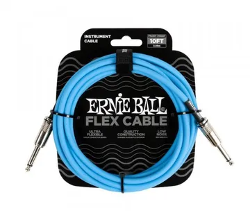 Kabel Instr. Ernie Ball 6412, 3M Blue - cover