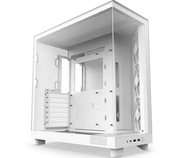 NZXT H6 Flow, bijelo bez napajanja, ATX - cover