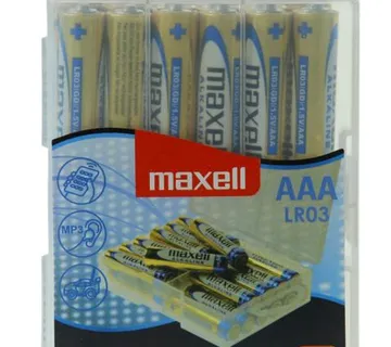 Maxell alkalne baterije LR-3/AAA, 24 komada, box - cover