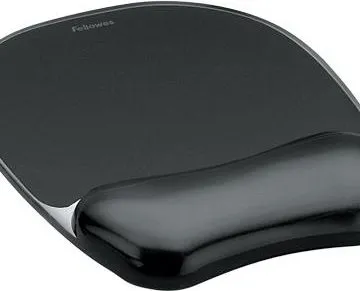 Podloga za miš s gel odmorištem za dlan Fellowes Crystal  crna - cover