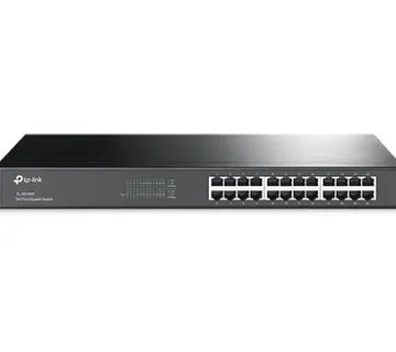 Mrežni switch 10/100/1000Mbps  24 portni TP LINK TL-SG1024 metalni 1U 19" rack - cover