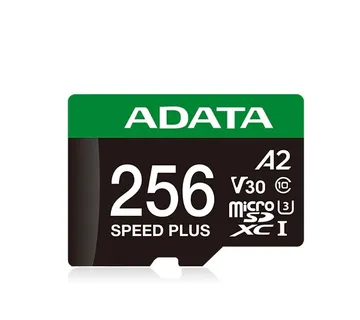 ADATA microSD U3, V30, 180/160MBs, 256GB - cover