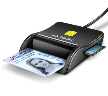 Čitač pametnih kartica AXAGON CRE-SM3SD USB 2.0 - cover