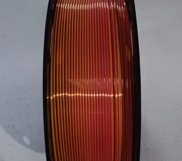 Silk PLA filament 1.75 mm, 1 kg, red/gold - cover